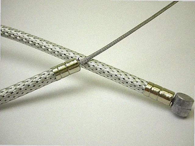 BICYCLE BIKE Brake Cable + Housing Braid Silver NEW TW