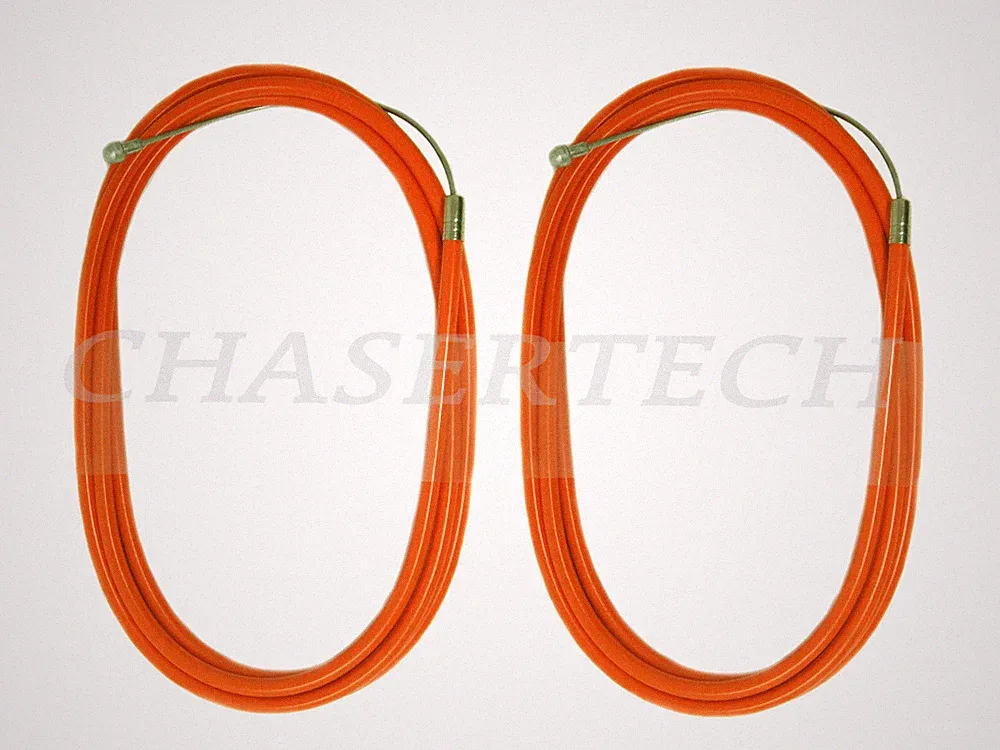 MTB Road BMX Bicycle Bike Universal Brake Cable w/ Housing Orange 2 Pieces