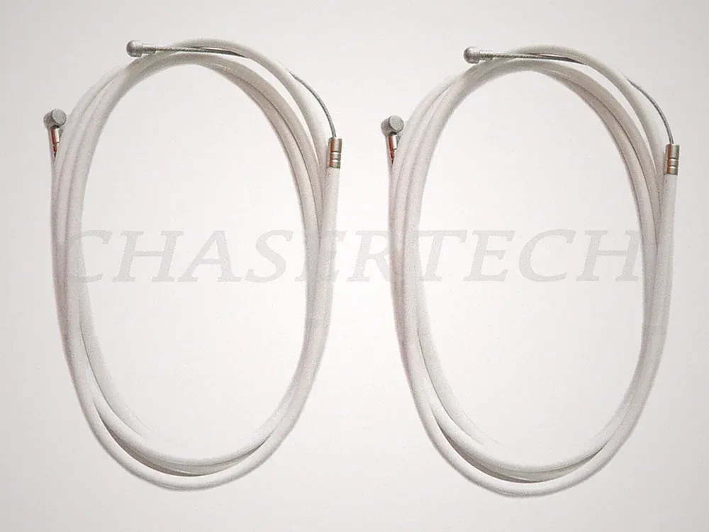 MTB Road BMX Bicycle Bike Universal Brake Cable w/ Housing White 2 Pieces